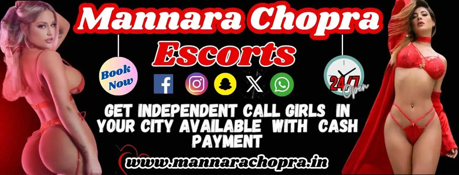 Mannara Chopra Ghaziabad escort service bannner